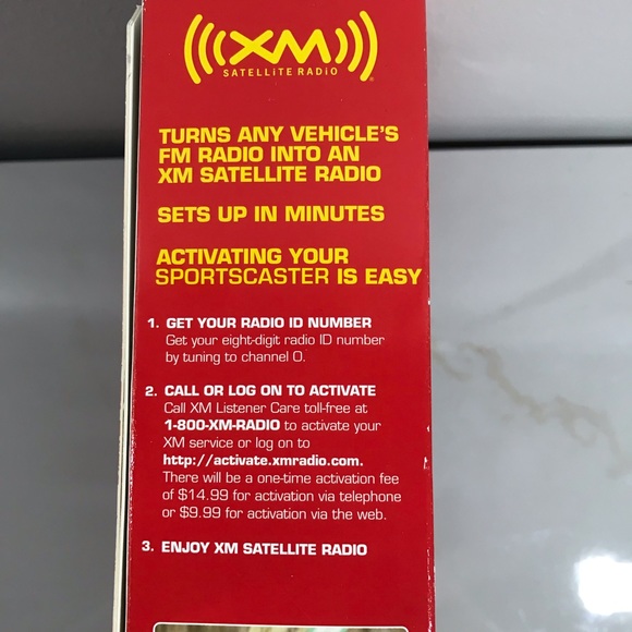 XM Satellite Radio Sportscaster (New in Original Sealed Box) - Picture 7 of 10